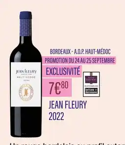 Monoprix JEAN FLEURY Bordeaux - AOP Haut-médoc offre