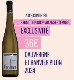 Monoprix DAUVERGNE ET RANVIER PILON A.O.P. Condrieu offre