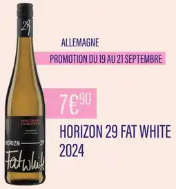 Monoprix Horizon 29 HORIZON 29 FAT WHITE offre