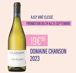 Monoprix DOMAINE CHANSON A.O.P. Viré-clessé offre