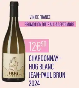 Monoprix JEAN-PAUL BRUN Chardonnay hug blanc offre
