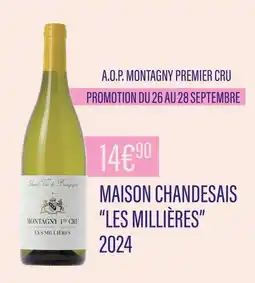 Monoprix Maison Chandésais Les Millières 2024 offre