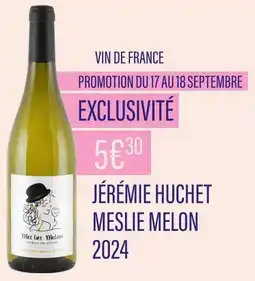 Monoprix Jérémie Huchet Vin de France Mes Lies Melon 2024 offre
