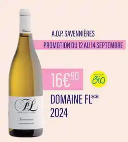 Monoprix DOMAINE FL A.O.P. SAVENNIÈRES offre