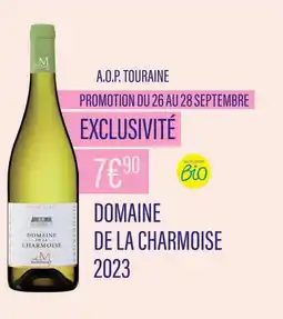 Monoprix Domaine de la charmoise 2023 offre