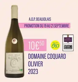 Monoprix DOMAINE COQUARD OLIVIER A.O.P. BEAUJOLAIS offre