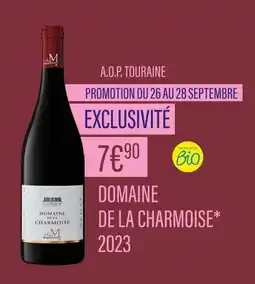 Monoprix Domaine de la Charmoise A.O.P. Touraine Domaine de la Charmoise 2023 offre