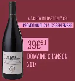 Monoprix DOMAINE CHANSON A.O.P. BEAUNE BASTION 1ER CRU offre