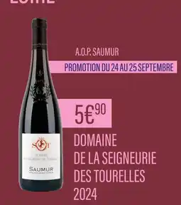 Monoprix A.O.P. Saumur Domaine de la Seigneurie des Tourelles 2024 offre