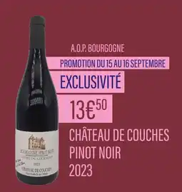 Monoprix Château de Couches A.O.P. Bourgogne Pinot Noir 2023 offre
