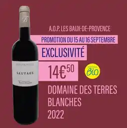 Monoprix DOMAINE DES TERRES BLANCHES A.O.P. Les baux-de-provence offre