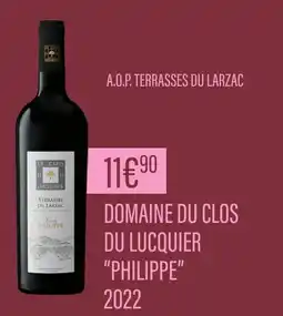 Monoprix DOMAINE DU CLOS DU LUCQUIER A.O.P. TERRASSES DU LARZAC offre