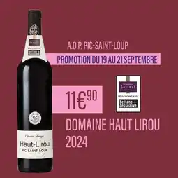 Monoprix DOMAINE HAUT LIROU A.O.P. Pic-saint-loup offre