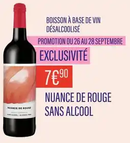 Monoprix NUANCE DE ROUGE Boisson à base de vin désalcoolisé offre