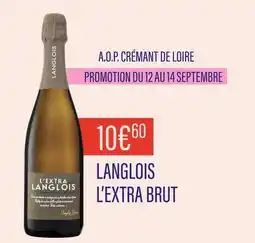 Monoprix Langlois A.O.P. Crémant de loire offre