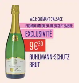 Monoprix Ruhlmann-Schutz A.O.P. Crémant d'Alsace Brut offre