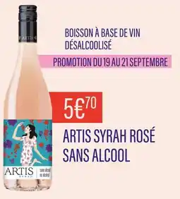 Monoprix BOISSON À BASE DE VIN DÉSALCOOLISÉ offre