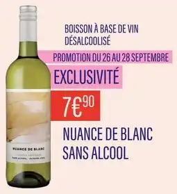 Monoprix NUANCE DE BLANC Boisson à base de vin désalcoolisé offre