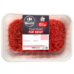 Carrefour CARREFOUR Viande hachée 15% M.G. CARREFOUR Le Marché offre