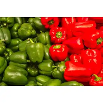 Carrefour Poivron rouge ou vert offre