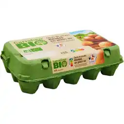 Carrefour CARREFOUR BIO Oeufs de poules élevées en plein air offre