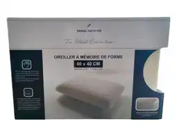 Carrefour DANIEL HECHTER Oreiller à mémoire de forme offre