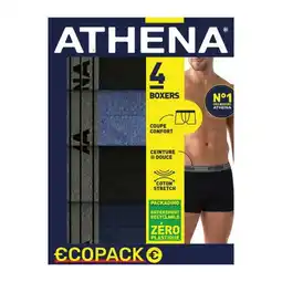 Carrefour ATHENA Boxers homme Eco pack offre