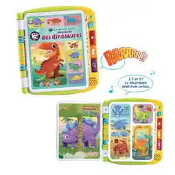 Carrefour VTECH Le grand livre des dinosaures offre