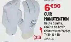 Brico Pro Cuir mantention offre