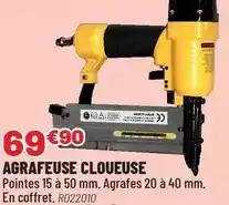 Brico Pro Agrafeuse cloueuse offre