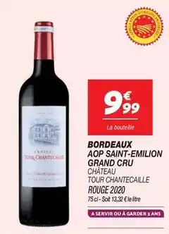 Netto Bordeaux aop saint-emilion grand cru offre
