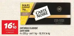 Netto Carte noire - café moulu classique offre