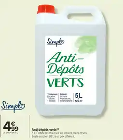 Carrefour Market Anti dépôts verts offre