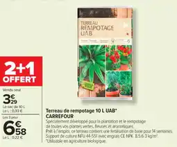 Carrefour Market Terreau de rempotage uab carrefour offre