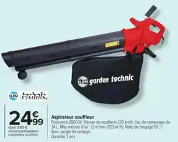 Carrefour Market ELEM technic Aspirateur souffleur offre