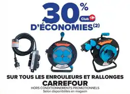 Carrefour Market Sur tous les enrouleurs et rallonges carrefour offre