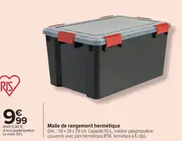 Carrefour Market Malle de rangement hermétique offre
