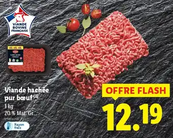 Lidl Viande hachée pur boeuf offre