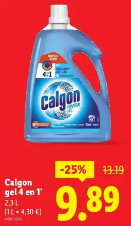 Lidl Calgon gel 4 en 1 offre