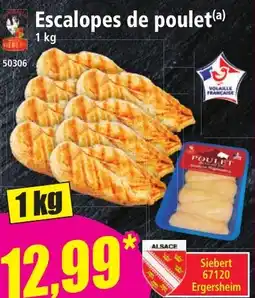 Norma Escalopes de poulet offre