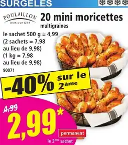 Norma POULAILLON 20 mini moricettes offre
