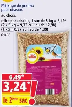 Norma Mélange de graines pour oiseaux offre
