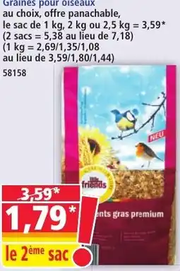 Norma Graines pour oiseaux 58158 offre