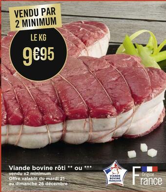 Géant Casino Viande bovine rôti offre
