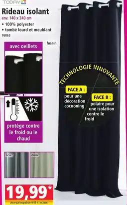 Norma Rideau isolant offre