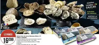 Géant Casino Terre & saveurs huîtres fines de claires marennes oléron n°3 offre