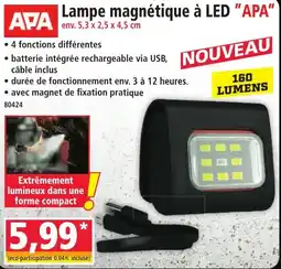 Norma Lampe magnétique à LED "APA" offre
