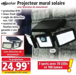 Norma Projecteur mural solaire offre
