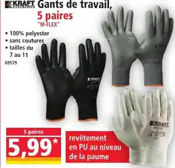 Norma KRAFT Gants de travail, offre