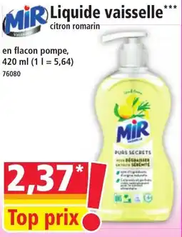 Norma MIR Liquide vaisselle offre